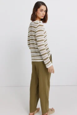 Springfield Pantalones de lino^Mujer Lino|Pantalones