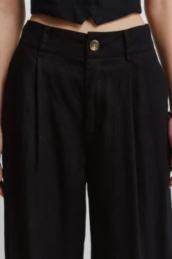 Springfield Pantalones de lino tailoring^Mujer Lino|Pantalones