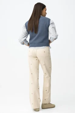 Tiffosi Pantalones vaqueros bordados^Mujer Pantalones