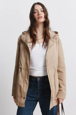 Springfield Parka capucha repelente al agua^Mujer Abrigos