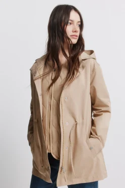 Springfield Parka capucha repelente al agua^Mujer Abrigos