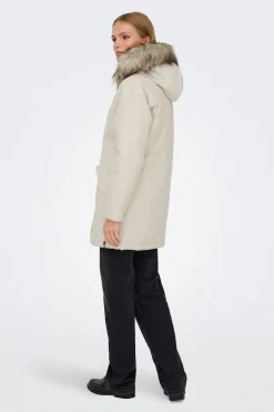 Only Parka con capucha con pelo^Mujer Abrigos
