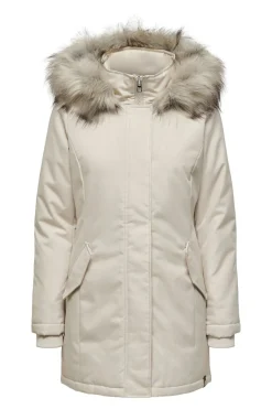 Only Parka con capucha con pelo^Mujer Abrigos