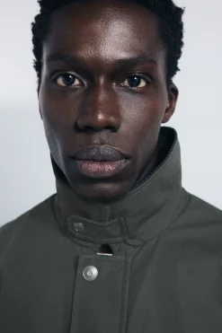 Springfield Parka corta cuello pana^Hombre Abrigos