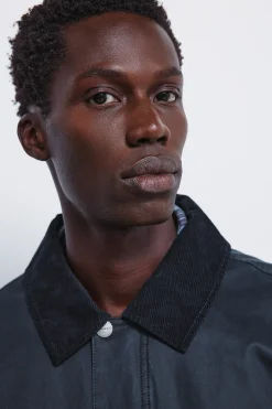 Springfield Parka corta cuello pana^Hombre Abrigos