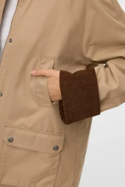 Vero Moda Parka encerada multibolsillos^Mujer Abrigos