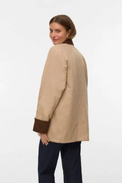 Vero Moda Parka encerada multibolsillos^Mujer Abrigos