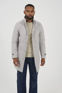 Brave Soul Parka larga cierre cremallera^Hombre Abrigos