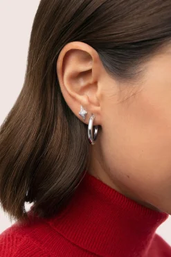 Singularu Pendiente Suelto Organic Star Spark Plata^Mujer Bisutería