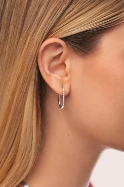 Singularu Pendientes Aro Bibi Acero^Mujer Bisutería