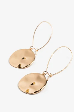 Vilanova Pendientes de Gancho con Colgante Ondulado^Mujer Bisutería