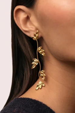 Singularu Pendientes Florenda Acero Ba&ntilde;o Oro^Mujer Bisutería