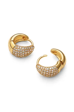 Singularu Pendientes Gota Scarlett Ba&ntilde;o Oro^Mujer Bisutería