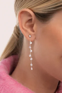 Singularu Pendientes Long Spark Plata^Mujer Bisutería