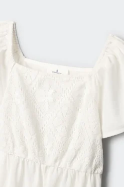 Springfield Kids Peto bordado suizo ni&ntilde;a^Niños Petos|Pantalones