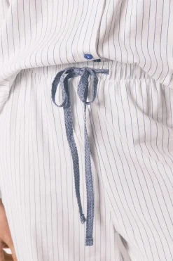 Women'secret Pijama camisero largo 100% algod&oacute;n rayas^Mujer Pijamas