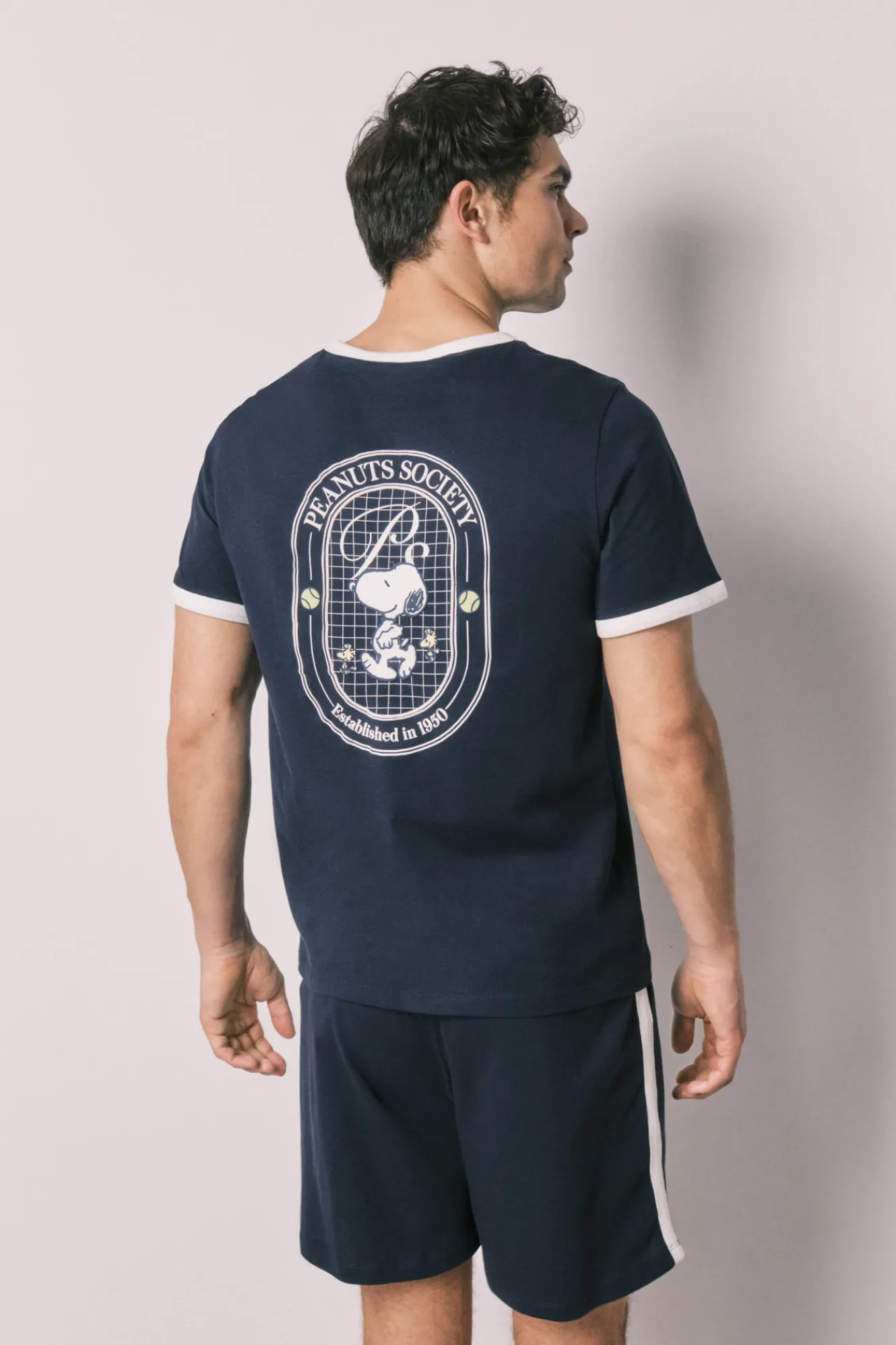 Women'secret Pijama corto hombre 100% algodón Snoopy^Hombre Pijamas