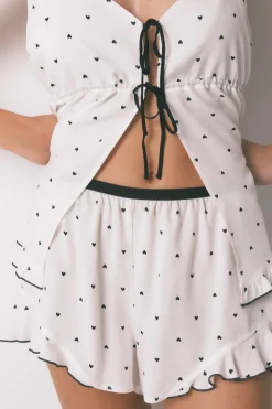 Women'secret Pijama corto tirantes estampado corazones^Mujer Pijamas