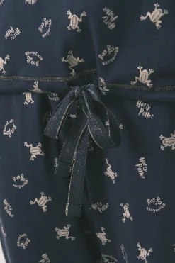 Women'secret Pijama largo 100% algod&oacute;n estampado ranitas^Mujer Pijamas