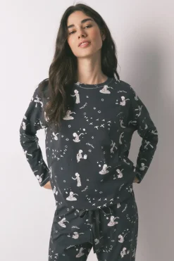 Women'secret Pijama largo 100% algodón El Principito^Mujer Pijamas