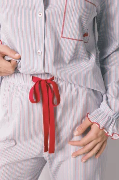 Women'secret Pijama largo algod&oacute;n cuello bobo^Mujer Pijamas