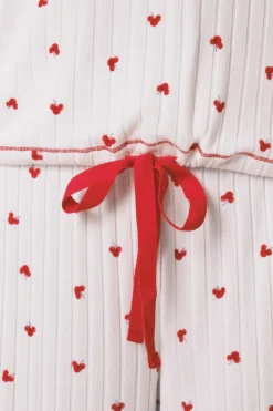 Women'secret Pijama largo estampado Mickey Cherry^Mujer Pijamas