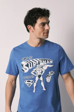 Women'secret Pijama largo hombre 100% algod&oacute;n Superman^Hombre Pijamas