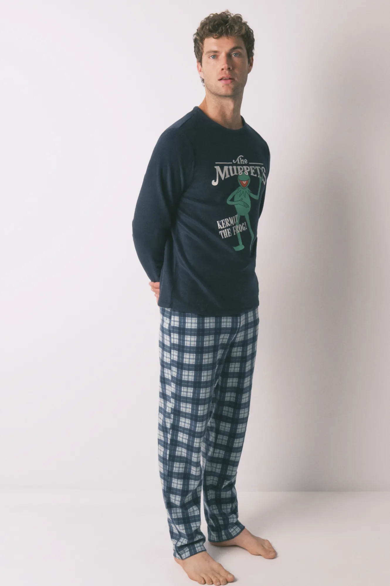 Women'secret Pijama largo hombre polar Muppets^Hombre Pijamas