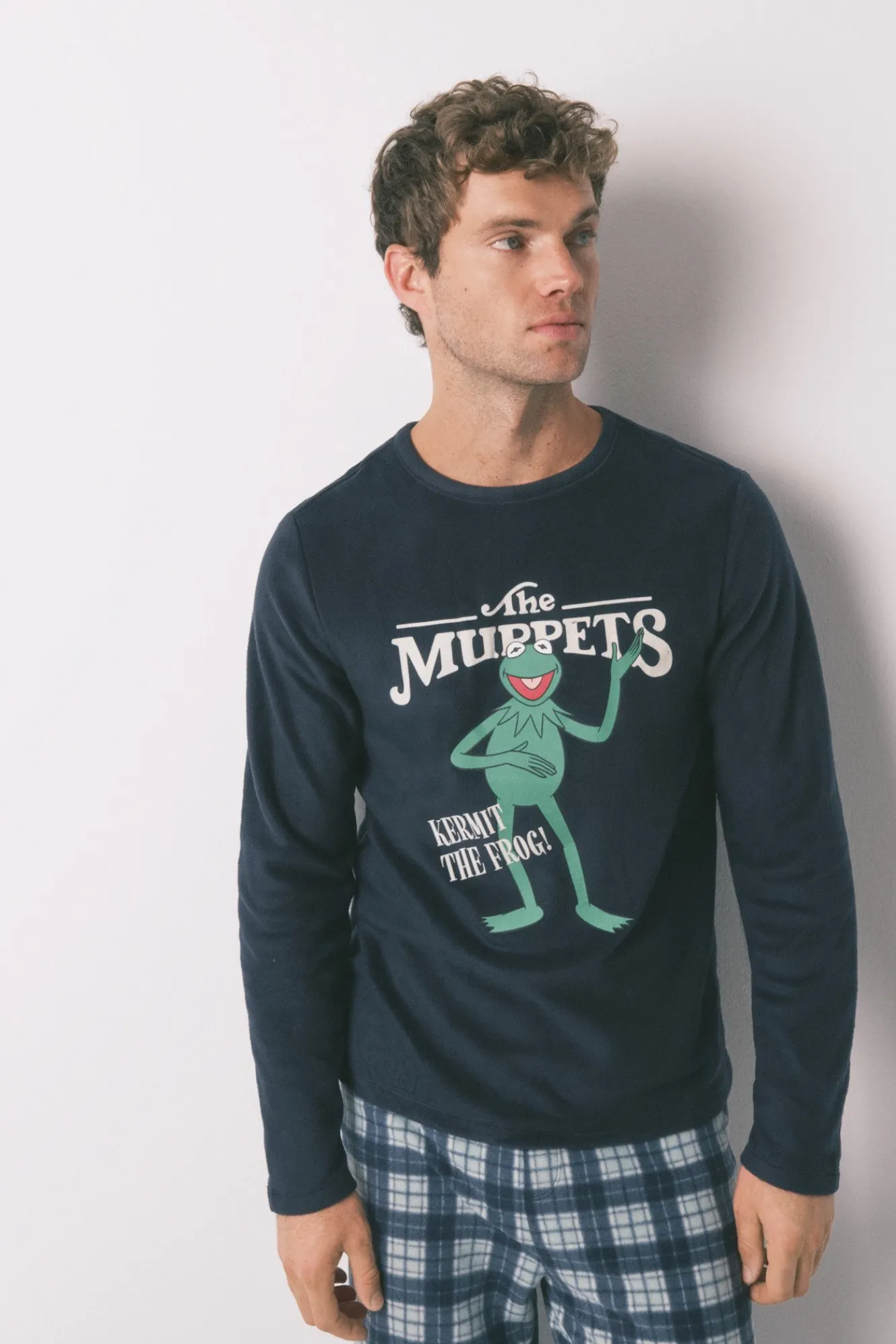 Women'secret Pijama largo hombre polar Muppets^Hombre Pijamas