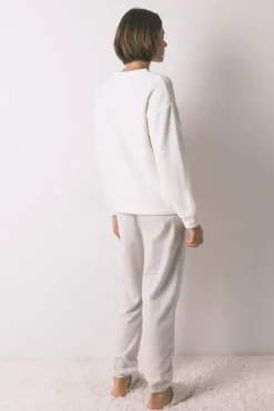 Women'secret Pijama largo polar suave estampado Pingu^Mujer Pijamas