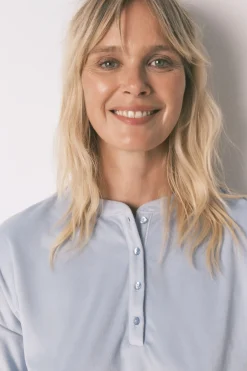 Women'secret Pijama largo polar suave cenefas^Mujer Pijamas