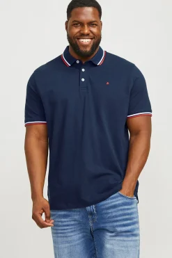 Jack & Jones PLUS Polo b&aacute;sico manga corta^Hombre Polos