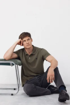 Cortefiel Polo b&aacute;sico piqu&eacute;^Hombre Polos