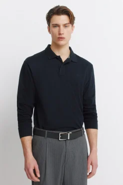 Springfield Polo b&aacute;sico manga larga regular fit^Hombre Polos