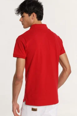 Lois Polo de manga corta logo bordado^Hombre Polos