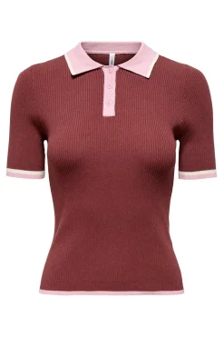 Only Polo de punto canal&eacute;^Mujer Polos