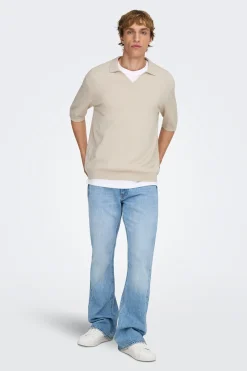 Only & Sons Polo de punto manga corta^Hombre Polos