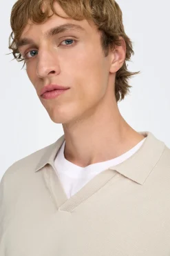 Only & Sons Polo de punto manga corta^Hombre Polos
