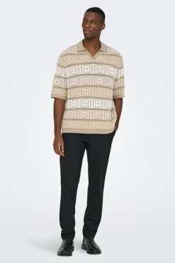 Only & Sons Polo de punto manga corta^Hombre Polos