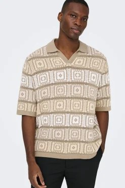Only & Sons Polo de punto manga corta^Hombre Polos