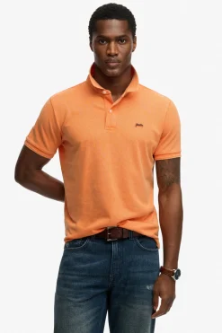 Superdry Polo manga corta piqu&eacute; b&aacute;sico^Hombre Polos