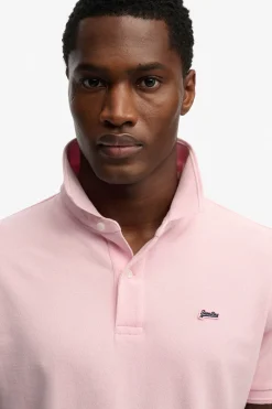 Superdry Polo manga corta piqu&eacute; b&aacute;sico^Hombre Polos
