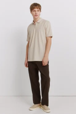 Springfield Polo piqu&eacute; cremallera regular fit^Hombre Polos