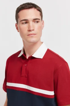 Springfield Polo piqu&eacute; sport corte posicional regular fit^Hombre Polos