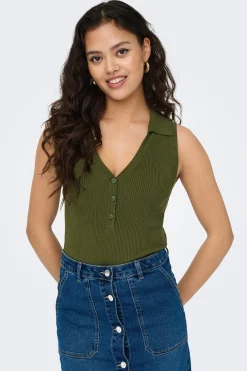 JDY Polo punto sin mangas^Mujer Polos