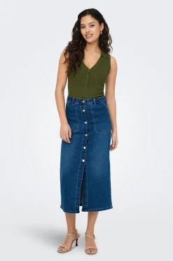 JDY Polo punto sin mangas^Mujer Polos