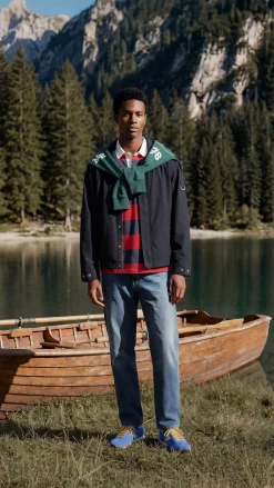 Springfield Polo rugby manga larga rayas^Hombre Polos