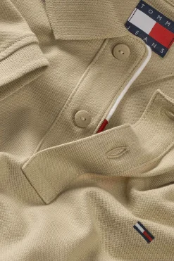 Tommy Jeans Polo slim manga corta^Hombre Polos