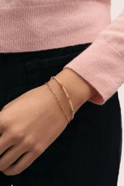 Singularu Pulsera Double Glam Acero B.Oro^Mujer Bisutería
