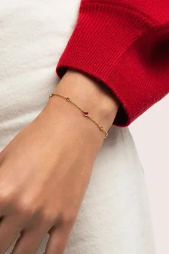 Singularu Pulsera New Orbit Multicolor Ba&ntilde;o Oro^Mujer Bisutería